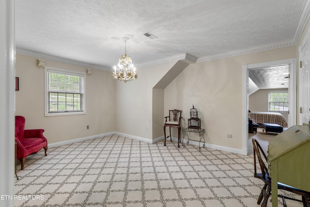 145 Lynn Ave, Jellico, TN 37762 - sitting room featuring plenty of natural light, ornamental molding, and visible vents