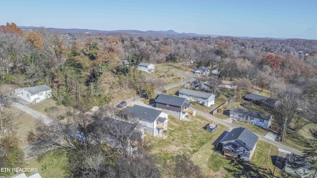 3336 Wimpole Ave, Knoxville, TN 37914 - drone / aerial view with a residential view and a wooded view