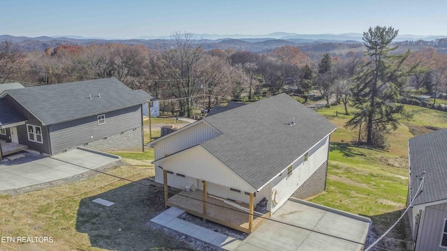 3336 Wimpole Ave, Knoxville, TN 37914 - birds eye view of property featuring a mountain view