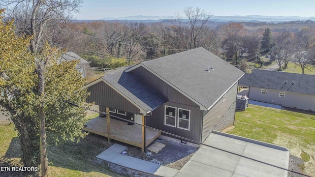 3336 Wimpole Ave, Knoxville, TN 37914 - bird's eye view with a mountain view