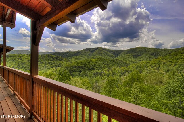 1551 Mountain Dreams Way, Sevierville, TN 37862 - mountain view with a wooded view