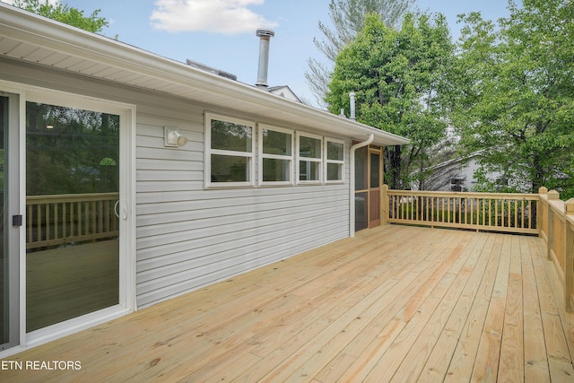 260 Yonside Dr, Sparta, TN 38583 - view of wooden deck
