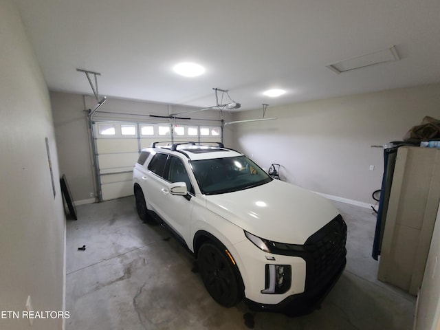 106 Maca Ridge Cir, Clarkrange, TN 38553 - garage featuring baseboards