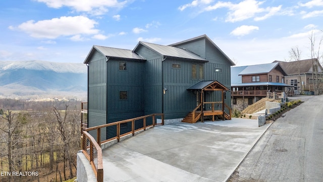 3540 Mountain Tyme Way, Sevierville, TN 37862 - view of front of property with a mountain view and metal roof