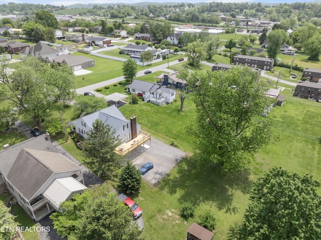 birds eye view of property featuring a residential view