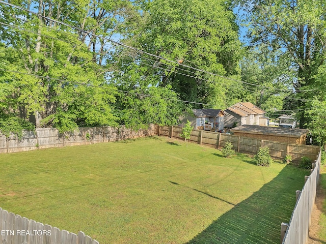380 Buster Blvd, Lenoir City, TN 37772 - view of yard featuring a fenced backyard