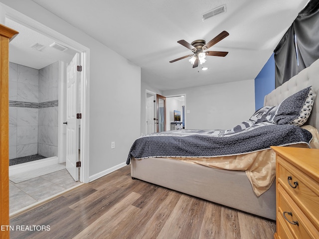 380 Buster Blvd, Lenoir City, TN 37772 - bedroom featuring visible vents, recessed lighting, baseboards, and light wood-type flooring