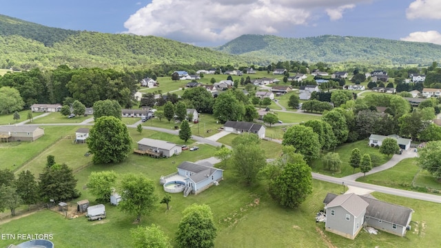 2934 Eledge Ln, Sevierville, TN 37876 - aerial perspective of suburban area featuring mountains