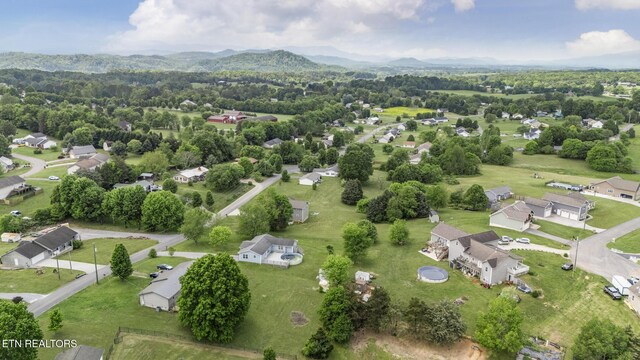 2934 Eledge Ln, Sevierville, TN 37876 - aerial perspective of suburban area with mountains
