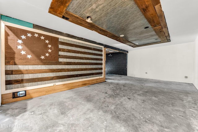 2208 Island Blvd, Sevierville, TN 37876 - unfurnished living room with unfinished concrete flooring