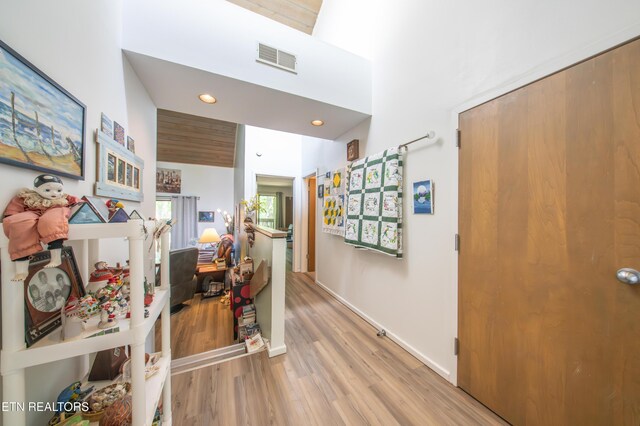 57 Eagle Ct, Crossville, TN 38558 - corridor with light wood-style floors, recessed lighting, and baseboards