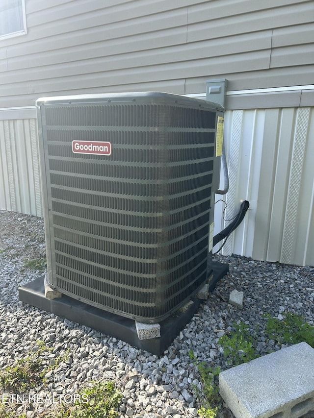 details featuring cooling unit