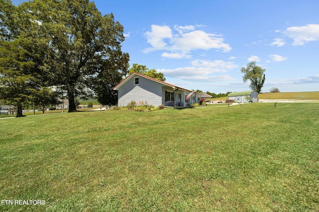 view of yard