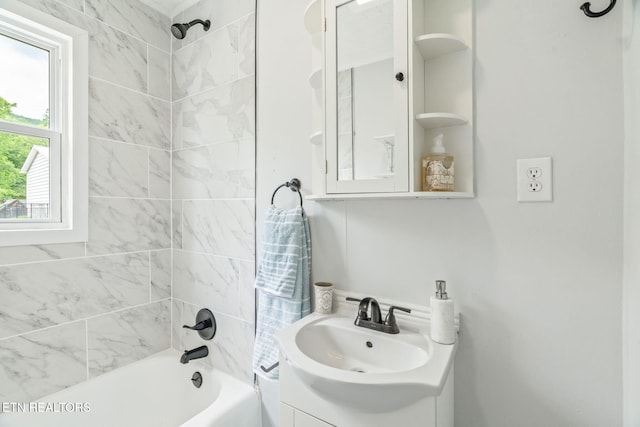 309 Evergreen St, Harriman, TN 37748 - full bathroom with vanity and  shower combination