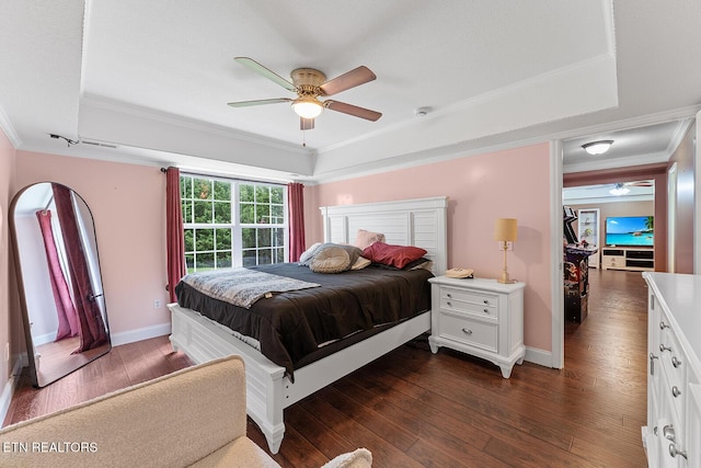 4322 Wellesley Dr, Ooltewah, TN 37363 - bedroom with a tray ceiling and ornamental molding