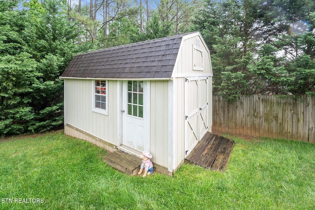 4322 Wellesley Dr, Ooltewah, TN 37363 - view of shed featuring fence