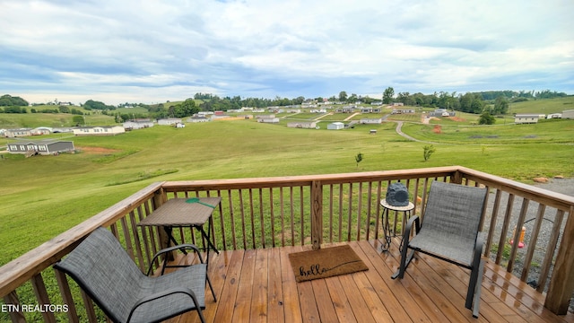 210 Schertz Ln, Rutledge, TN 37861 - wooden terrace featuring a yard
