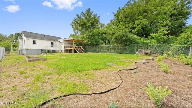 953 Maynard Ave, Knoxville, TN 37917 - view of yard featuring stairway, a deck, and a garden