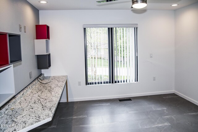 194 Forest View Dr, Crossville, TN 38558 - interior space featuring recessed lighting, baseboards, and visible vents