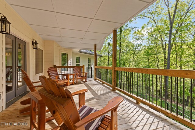 3487 Summit Trails Dr, Sevierville, TN 37862 - view of wooden terrace