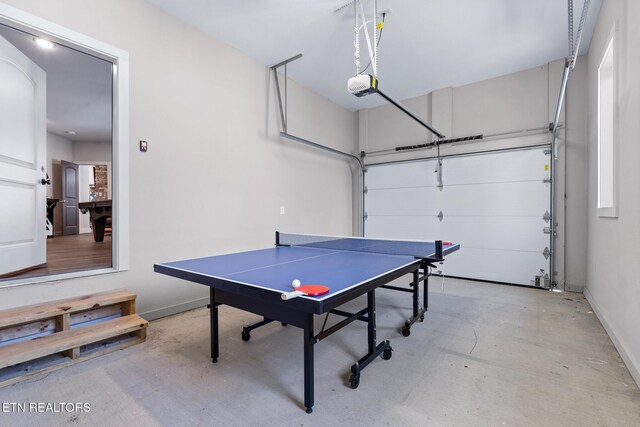 3487 Summit Trails Dr, Sevierville, TN 37862 - recreation room with finished concrete floors and baseboards
