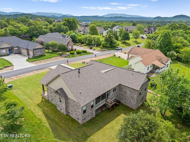 112 Naduli Trl, Vonore, TN 37885 - bird's eye view with a mountain view and a residential view