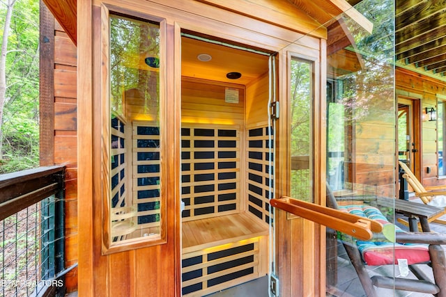 view of sauna / steam room