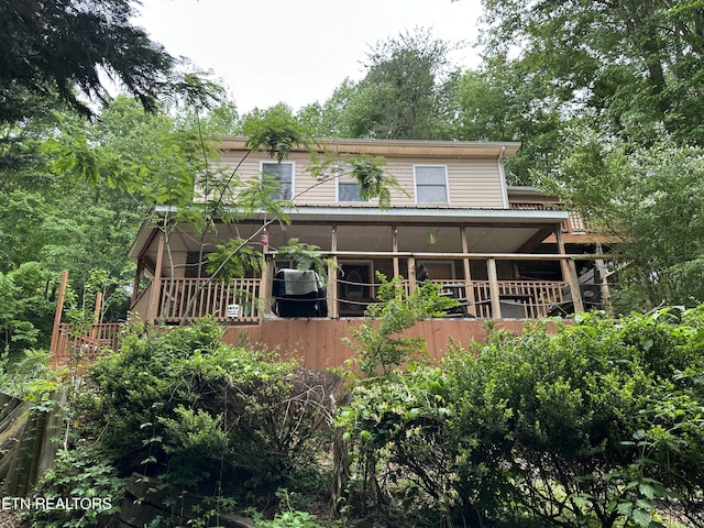 view of back of property