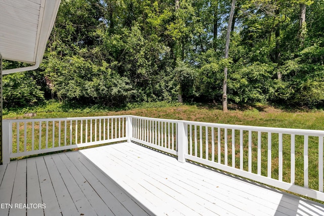 136 White Oak Dr, Harriman, TN 37748 - view of wooden deck
