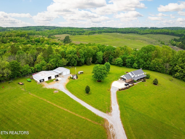 291 County Road 275, Niota, TN 37826 - overview of rural landscape with a heavily wooded area