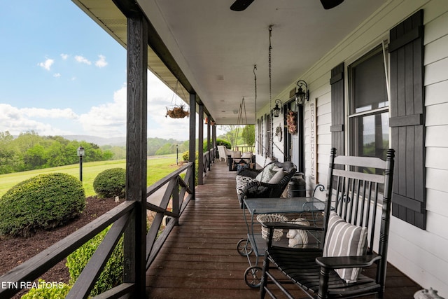 291 County Road 275, Niota, TN 37826 - wooden deck featuring a porch