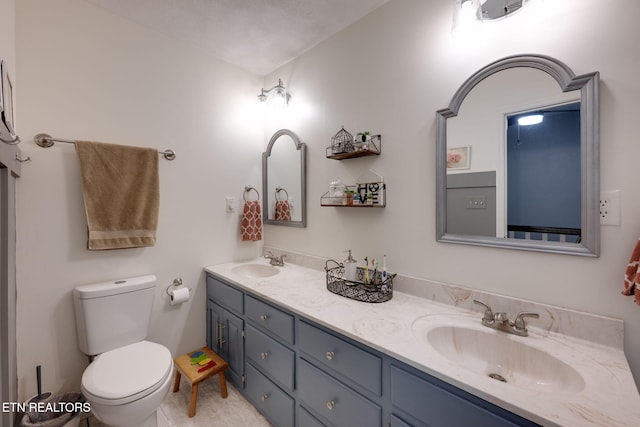 291 County Road 275, Niota, TN 37826 - bathroom with toilet and double vanity