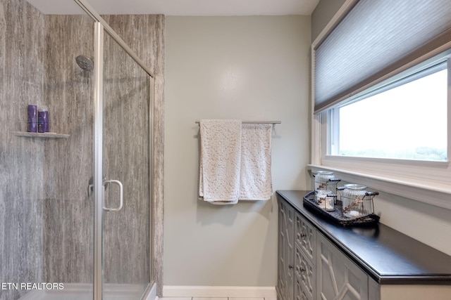 291 County Road 275, Niota, TN 37826 - full bathroom featuring a stall shower and baseboards