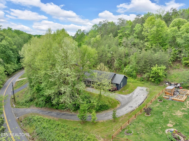 1045 Indian Gap Rd, Sevierville, TN 37876 - aerial view with a view of trees