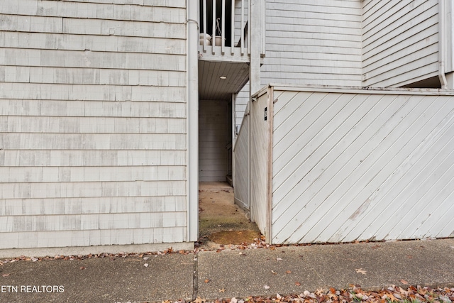 exterior space with a balcony