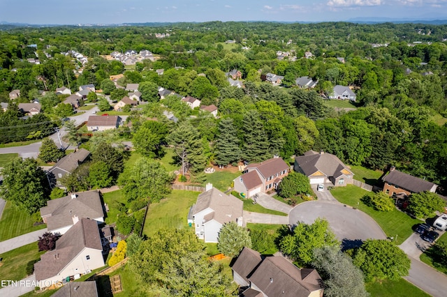 birds eye view of property featuring a residential view