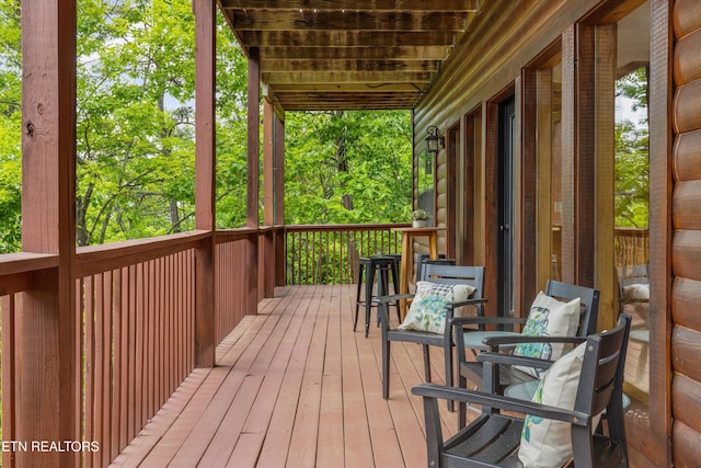 view of deck