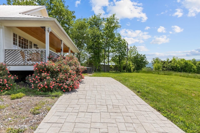 2738 Indian Creek Rd, Dandridge, TN 37725 - view of yard with a patio area