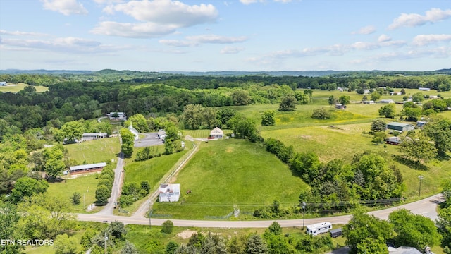2738 Indian Creek Rd, Dandridge, TN 37725 - aerial view with a rural view