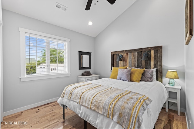 2738 Indian Creek Rd, Dandridge, TN 37725 - bedroom with baseboards, visible vents, and light wood finished floors