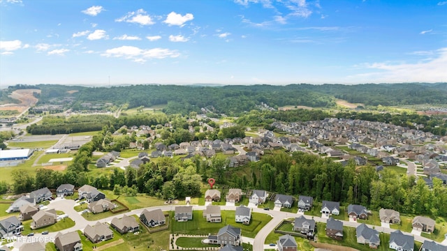 drone / aerial view featuring a residential view