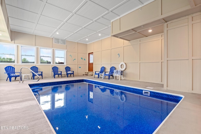 view of indoor pool