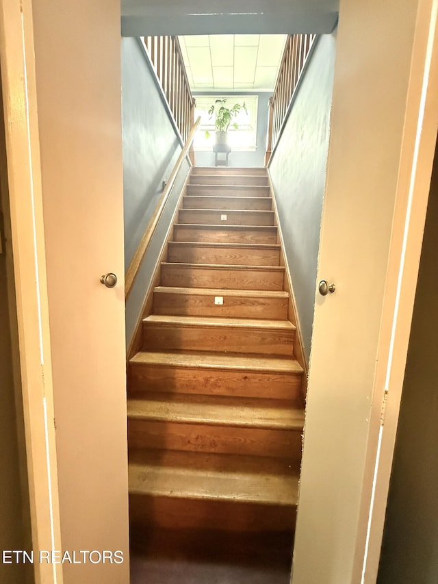 view of stairs