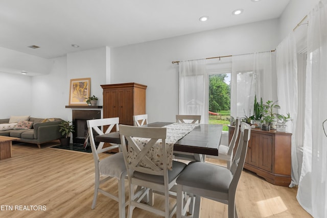 1819 Big Buck Ln, Sevierville, TN 37876 - dining area with light wood-type flooring and recessed lighting