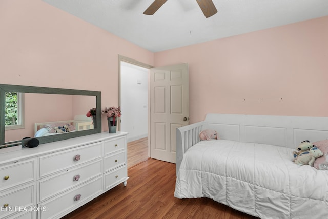 1819 Big Buck Ln, Sevierville, TN 37876 - bedroom featuring wood finished floors and ceiling fan