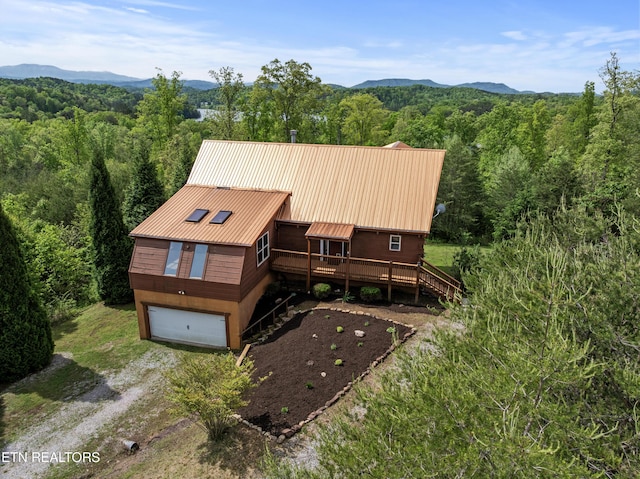 155 George Thomas Rd, Vonore, TN 37885 - birds eye view of property with a forest view and a mountain view
