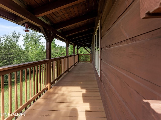 155 George Thomas Rd, Vonore, TN 37885 - view of wooden deck