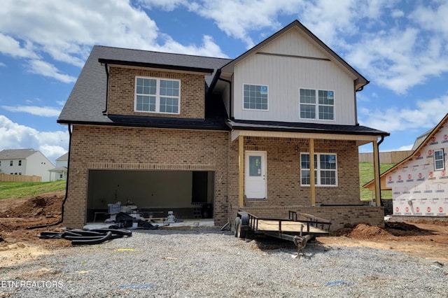 244 Sugar Maple Trl, Lenoir City, TN 37771 - view of front facade featuring brick siding, a garage, and driveway