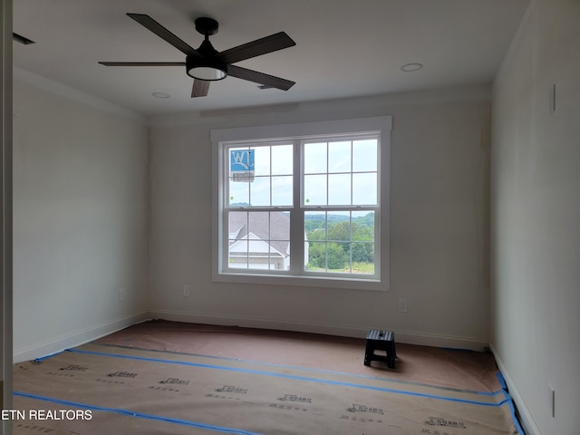 244 Sugar Maple Trl, Lenoir City, TN 37771 - unfurnished room featuring baseboards and ceiling fan