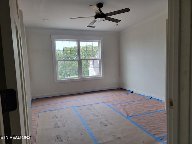 244 Sugar Maple Trl, Lenoir City, TN 37771 - unfurnished room featuring ceiling fan and baseboards